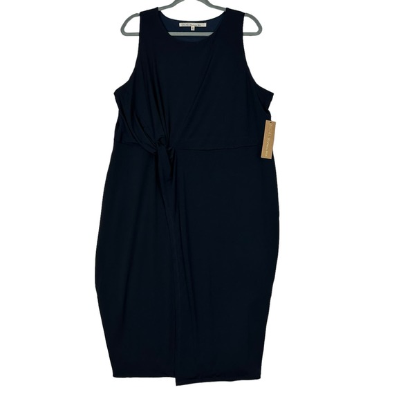 Rachel Rachel Roy Curvy Collection True Navy Sleeveless Dress 2XL - Picture 1 of 7
